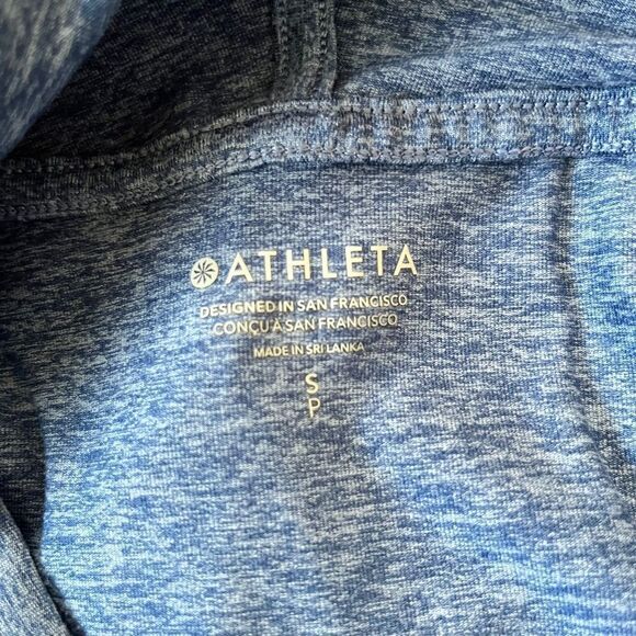 Athleta Blue Long Sleeve Pullover Size Small - Picture 5 of 8